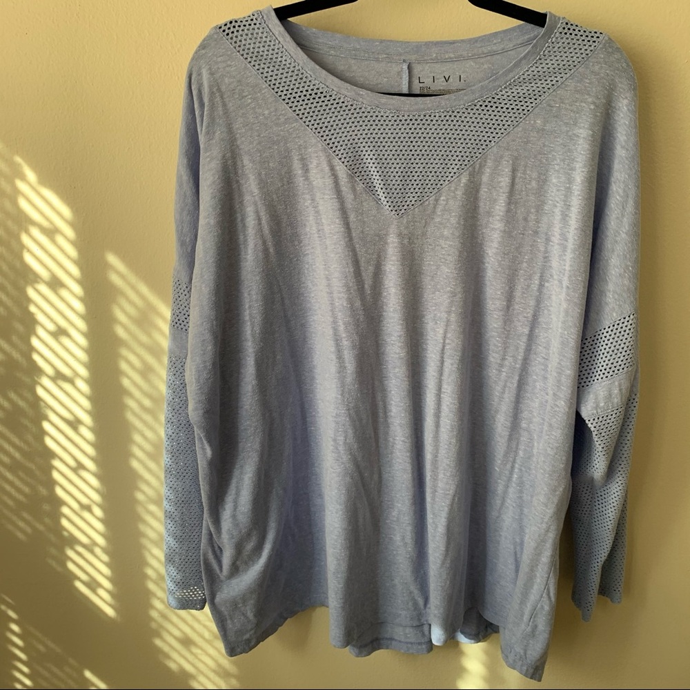 LIVI Active Long Sleeve Tee with Wicking